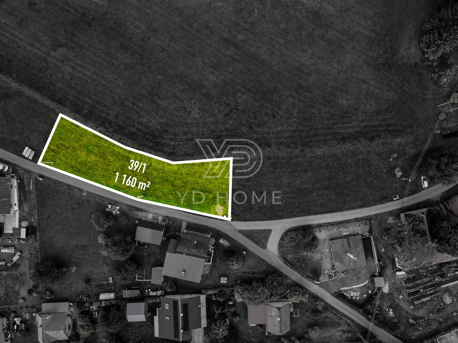 Pozemky pro bydlení, Zásada, 1 160 m²