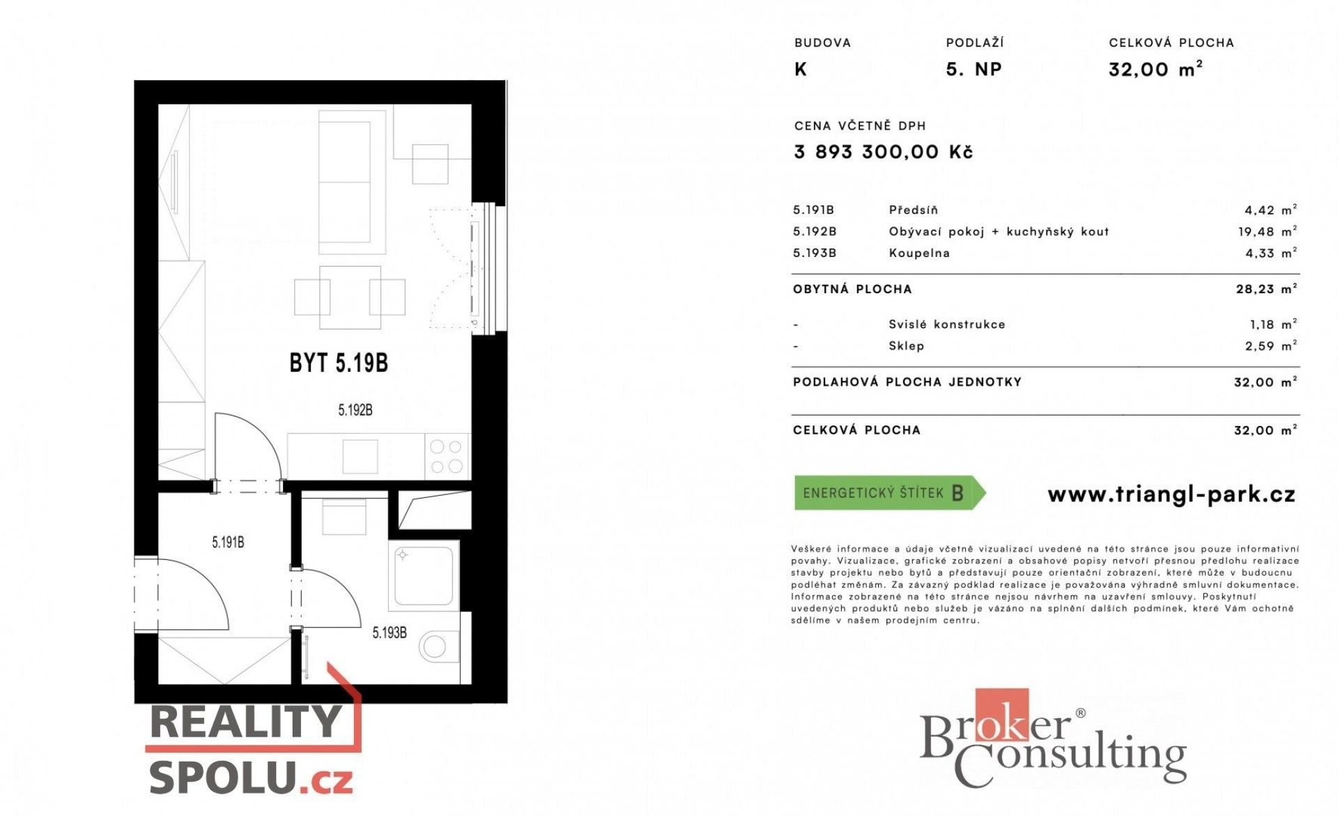 Prodej byt 1+kk - Měděná,Jižní Předměstí,Plzeň, 31 m²