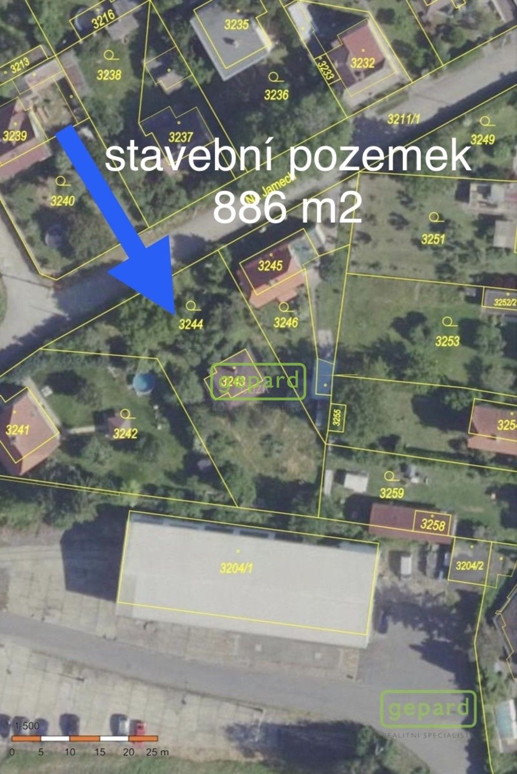 Pozemky pro bydlení, Na Jamech, Řevnice, 886 m²