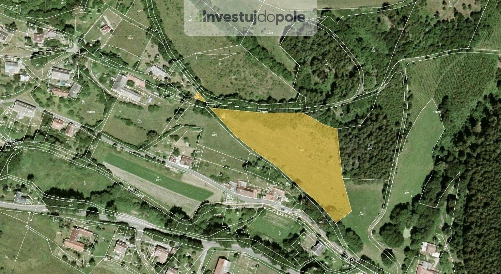 Louky, Bělá nad Svitavou, 9 349 m²