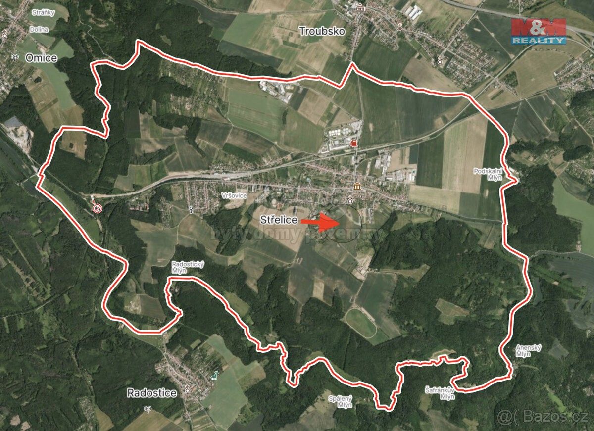 Prodej zahrada - Střelice u Brna, 664 47, 4 374 m²