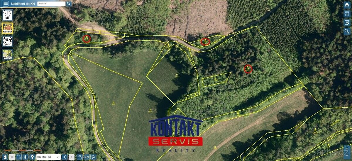 Prodej les - Valašská Polanka, 756 11, 13 657 m²