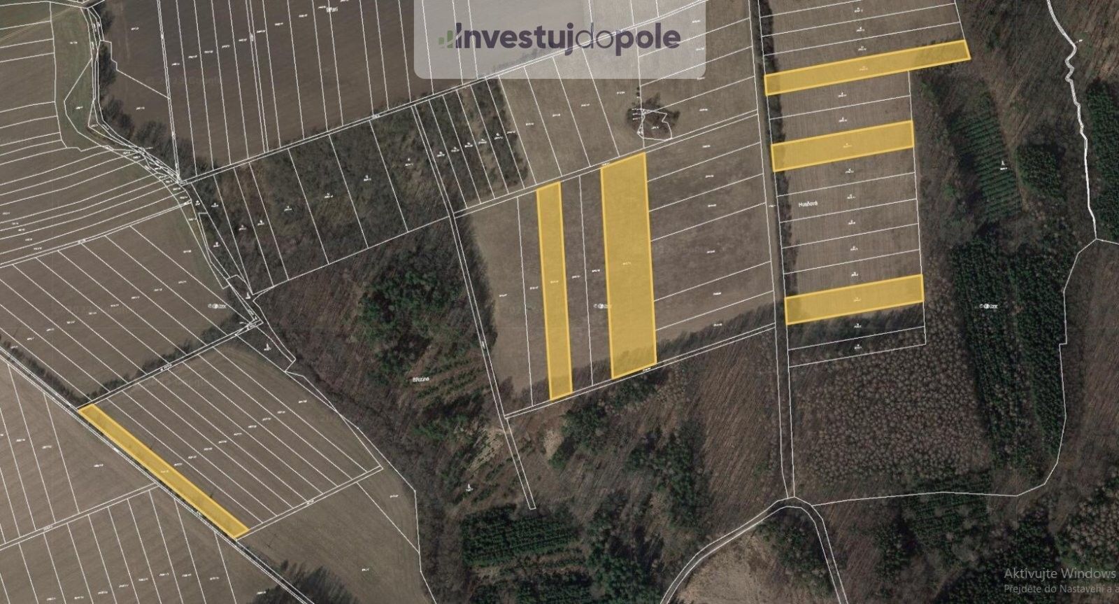 Zemědělské pozemky, Roštín, 66 728 m²