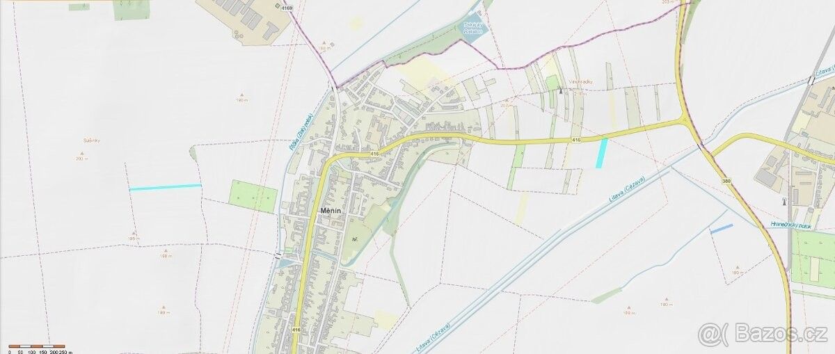 Prodej pozemek - Měnín, 664 57, 924 m²
