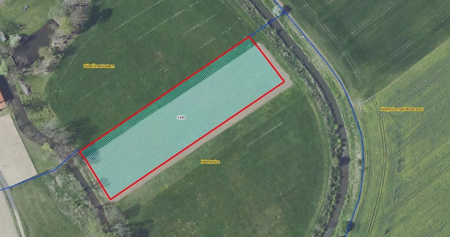 Zemědělské pozemky, Habrkovice, Záboří nad Labem, 8 767 m²