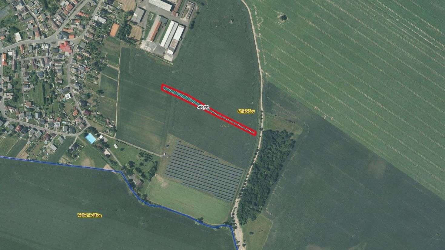 Zemědělské pozemky, Chlebičov, 3 323 m²