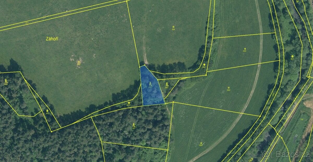 Prodej les - Volyně, 387 01, 839 m²