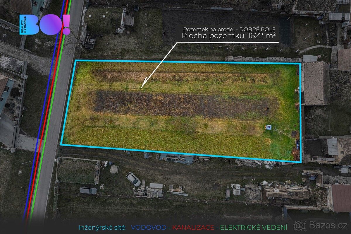 Pozemky pro bydlení, Březí u Mikulova, 691 81, 1 622 m²