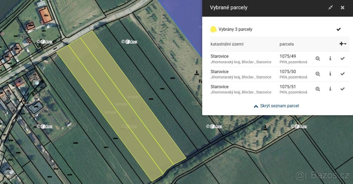 Zahrady, Hustopeče u Brna, 693 01, 15 000 m²