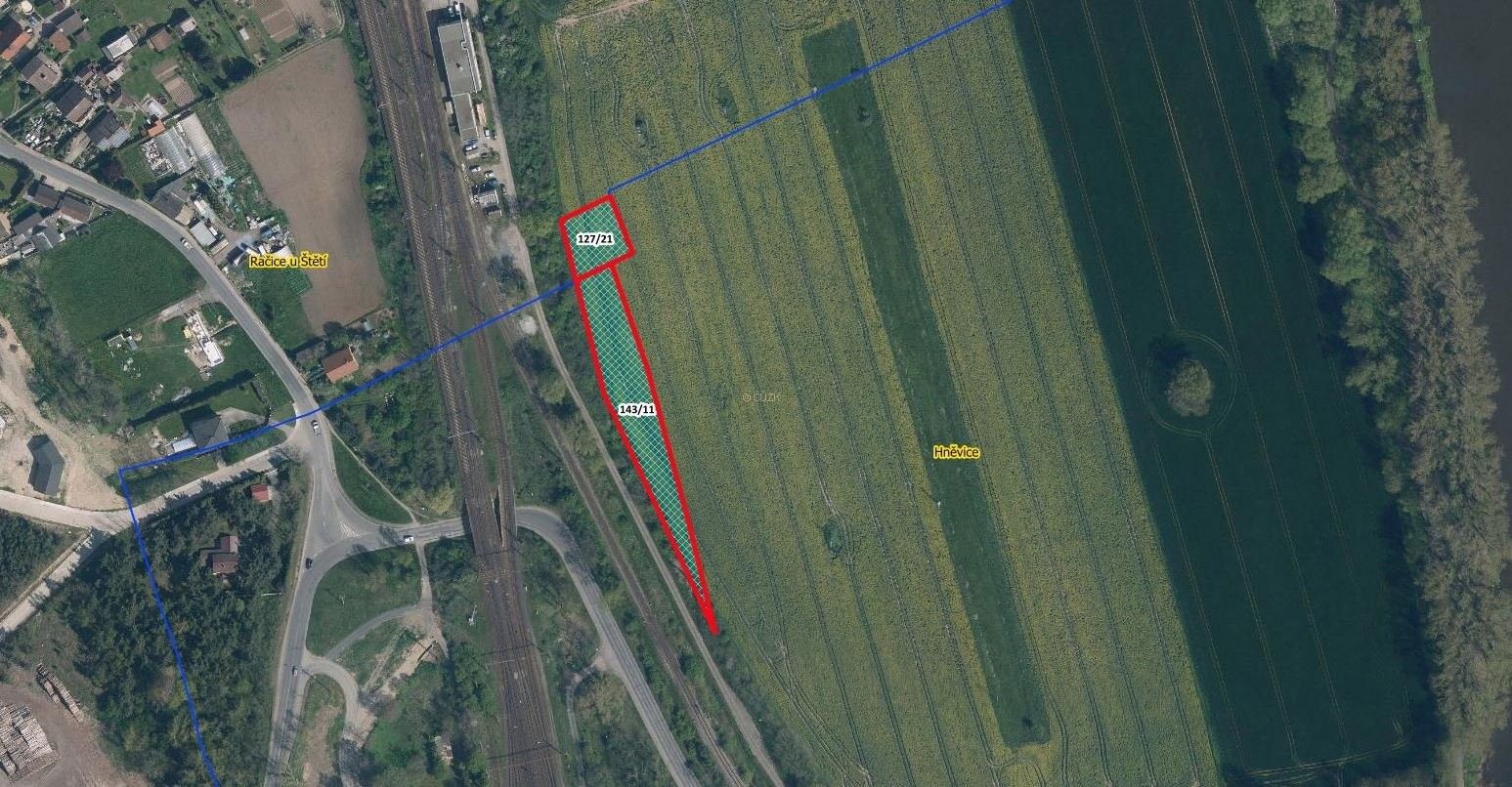 Ostatní, Hněvice, Štětí, 2 677 m²