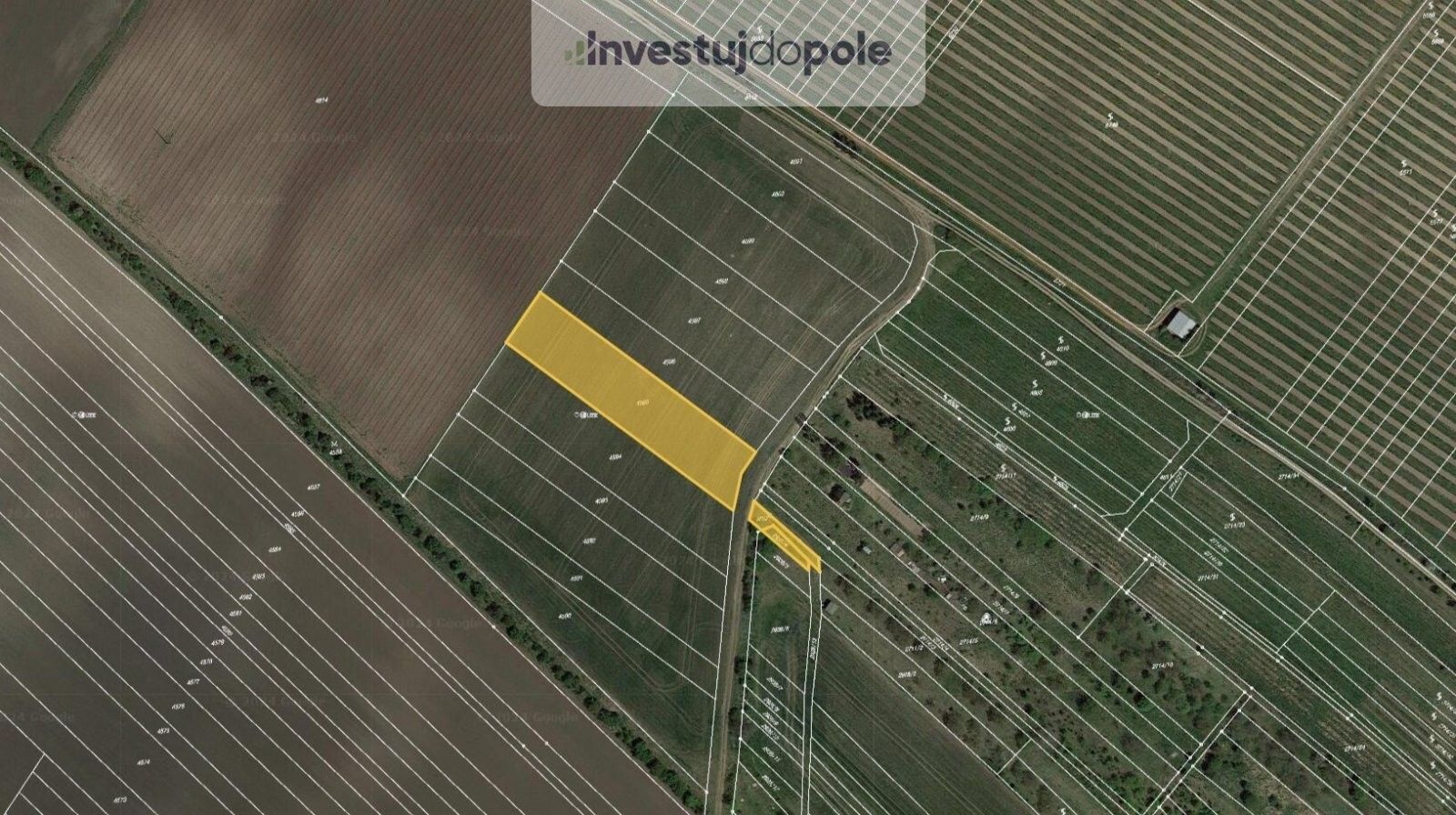 Zemědělské pozemky, Újezd u Brna, 1 427 m²