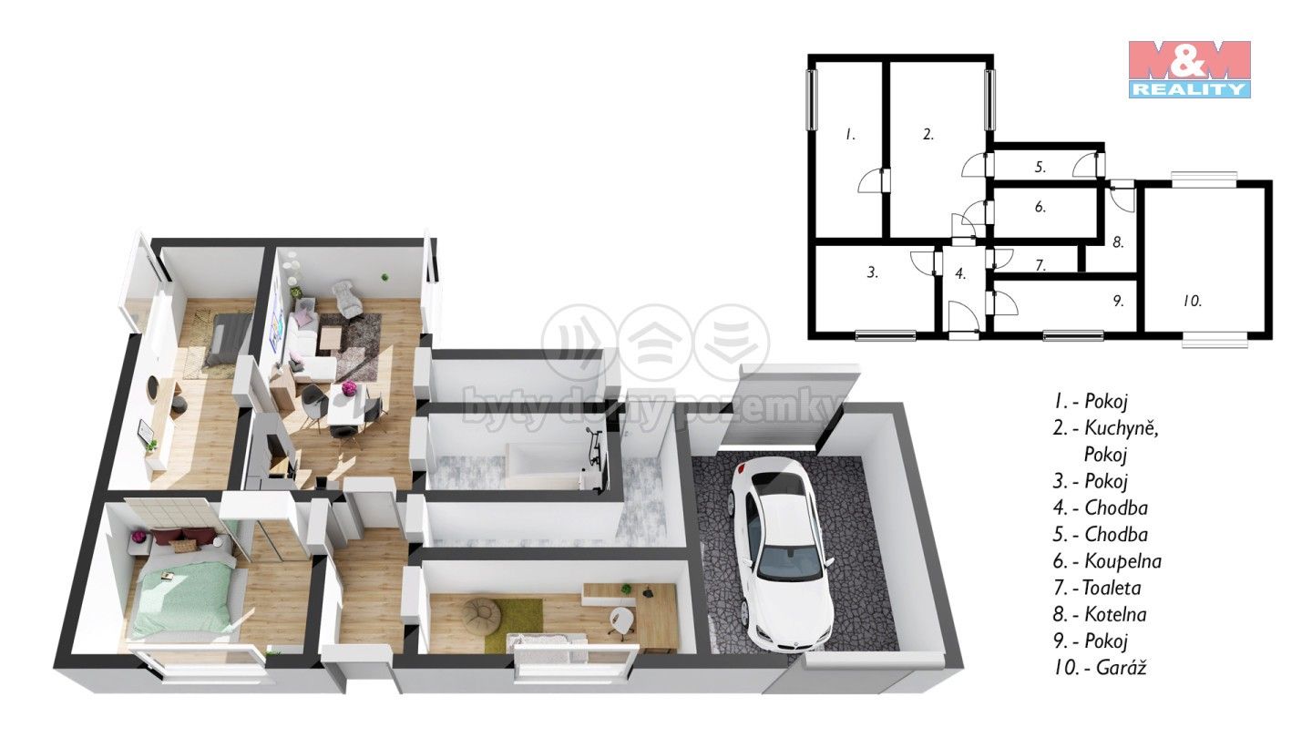 Prodej rodinný dům - Arnoštova, Kostelec nad Orlicí, 120 m²