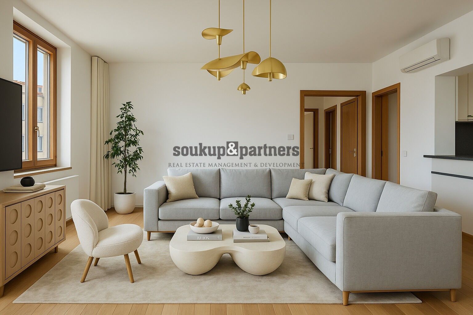 3+kk, Perucká, Praha, 101 m²