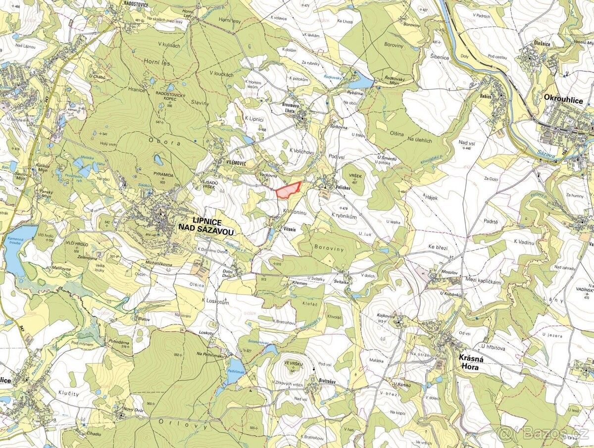 Prodej zemědělský pozemek - Světlá nad Sázavou, 582 91