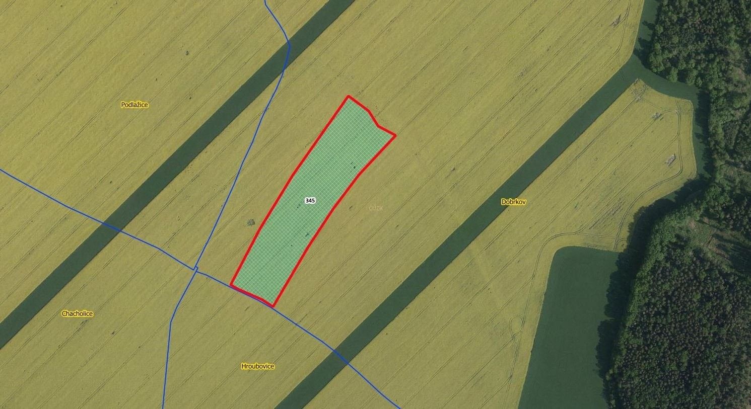 Zemědělské pozemky, Luže, 18 874 m²