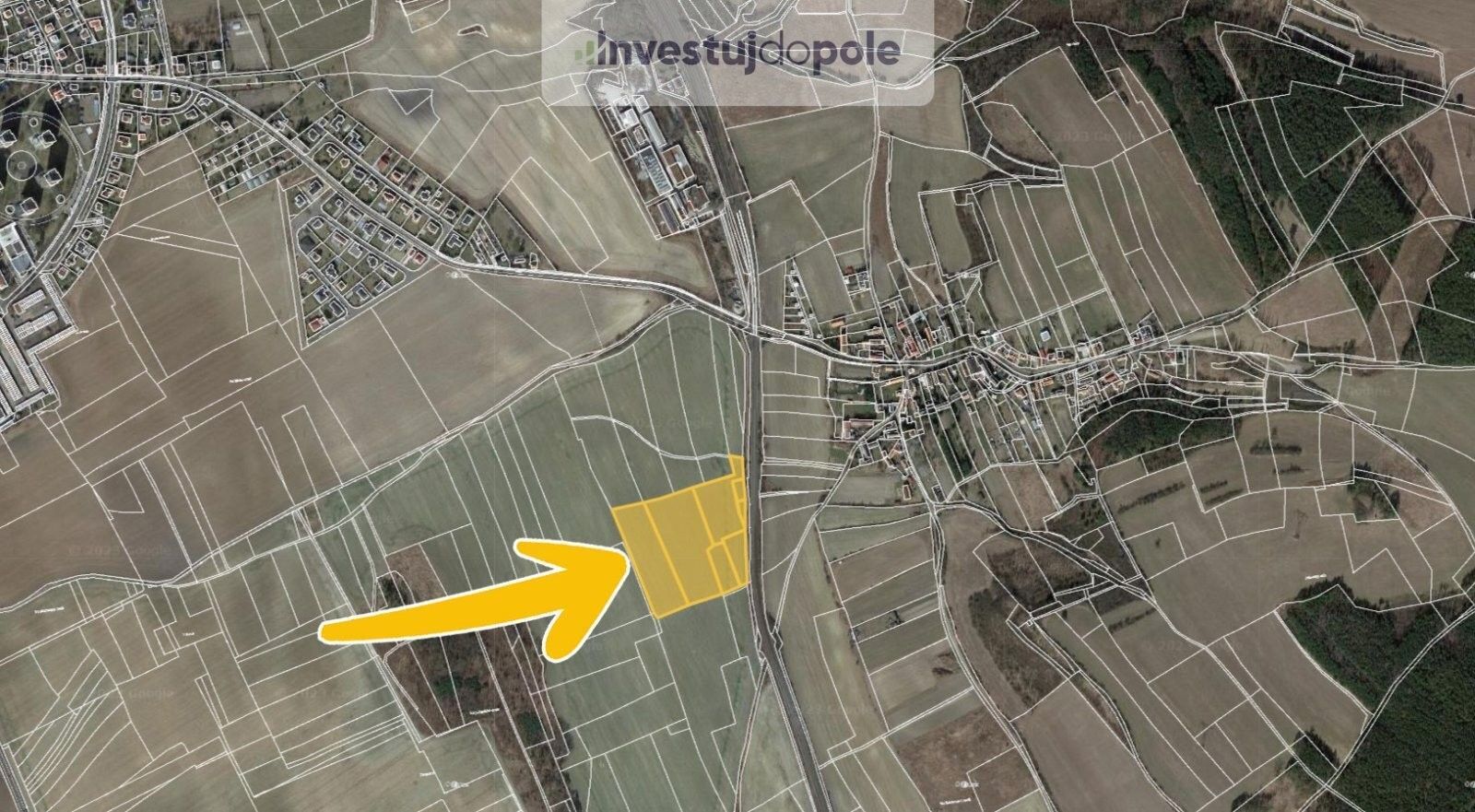 Prodej zemědělský pozemek - Stračí, Štětí, 30 569 m²
