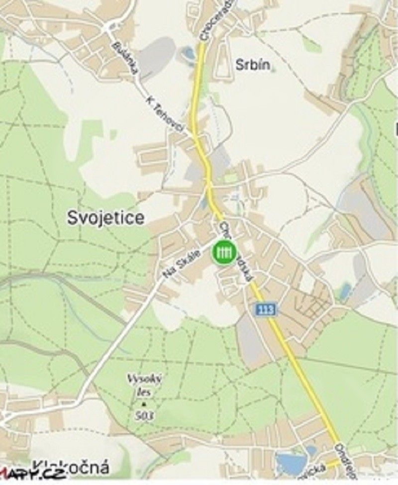 Prodej zahrada - Choceradská, Svojetice, 1 231 m²