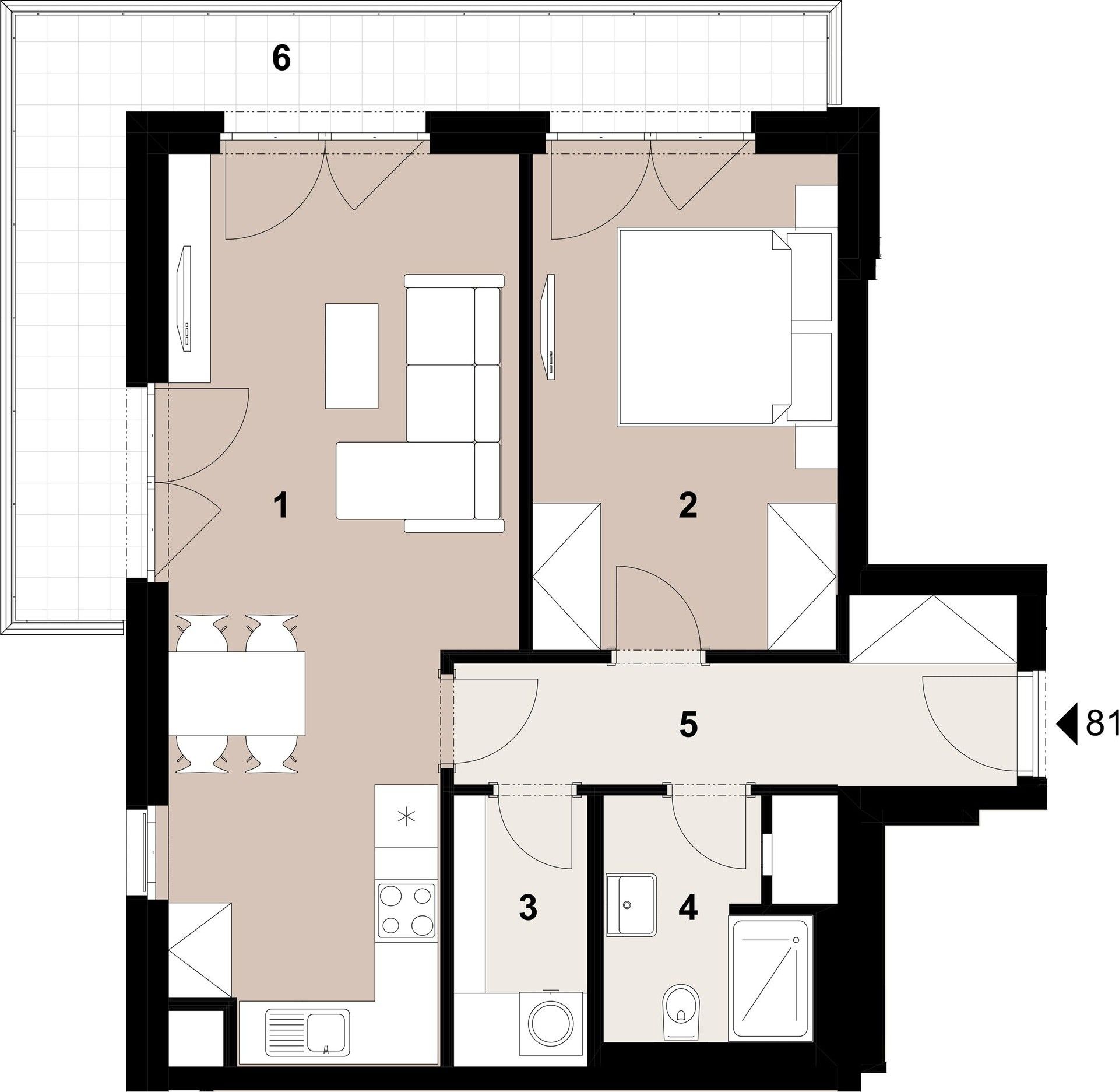 Prodej byt 2+kk - Štichova, Praha, 54 m²