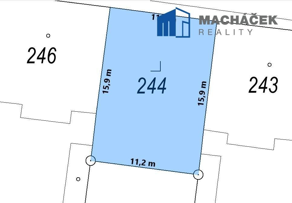 Pozemky pro bydlení, Husova, Duchcov, 988 m²