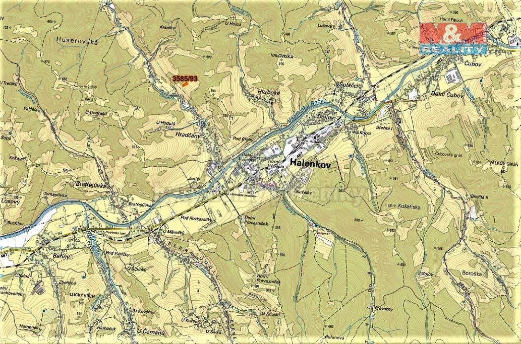 Prodej louka - Halenkov, 756 03, 13 741 m²