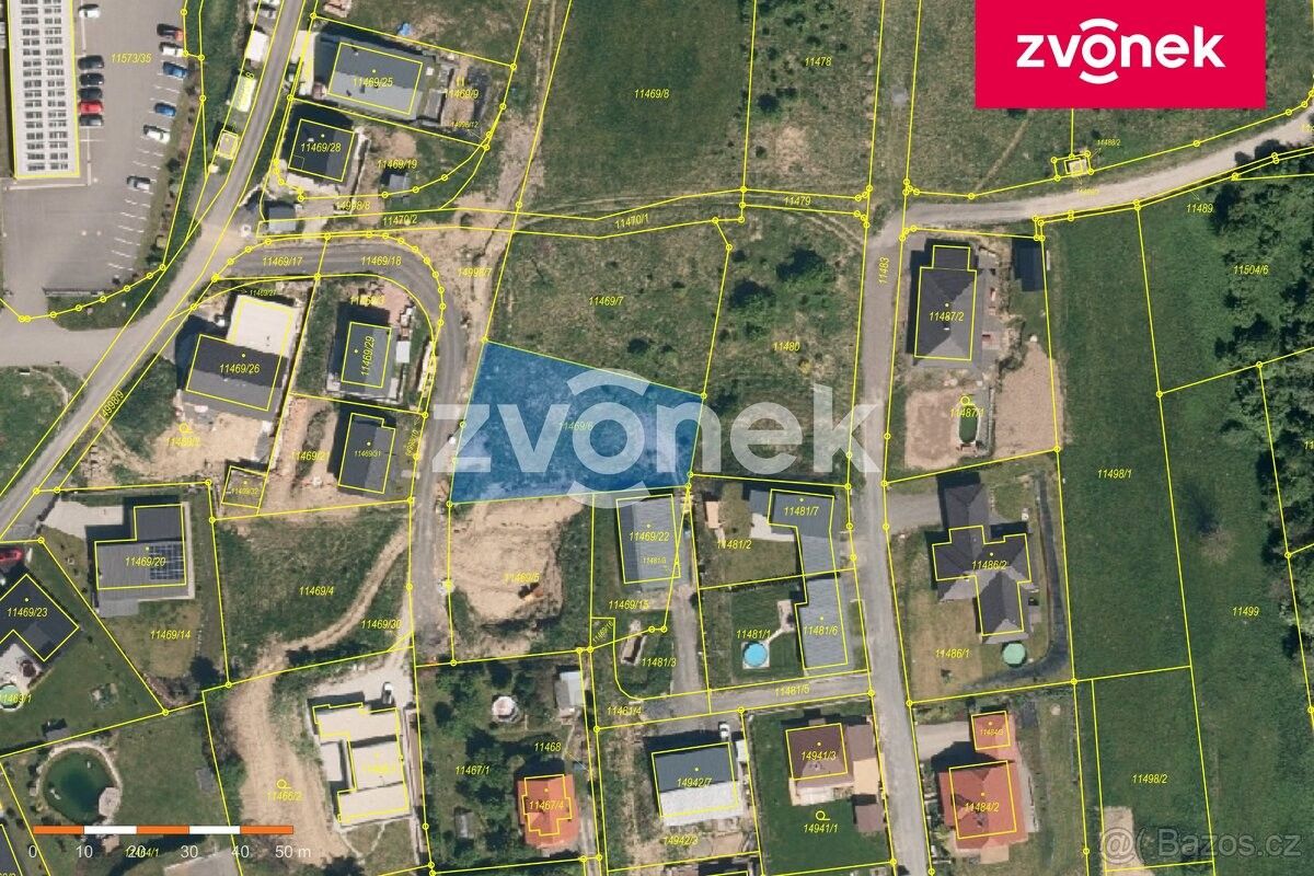 Prodej pozemek pro bydlení - Vsetín, 755 01, 1 091 m²