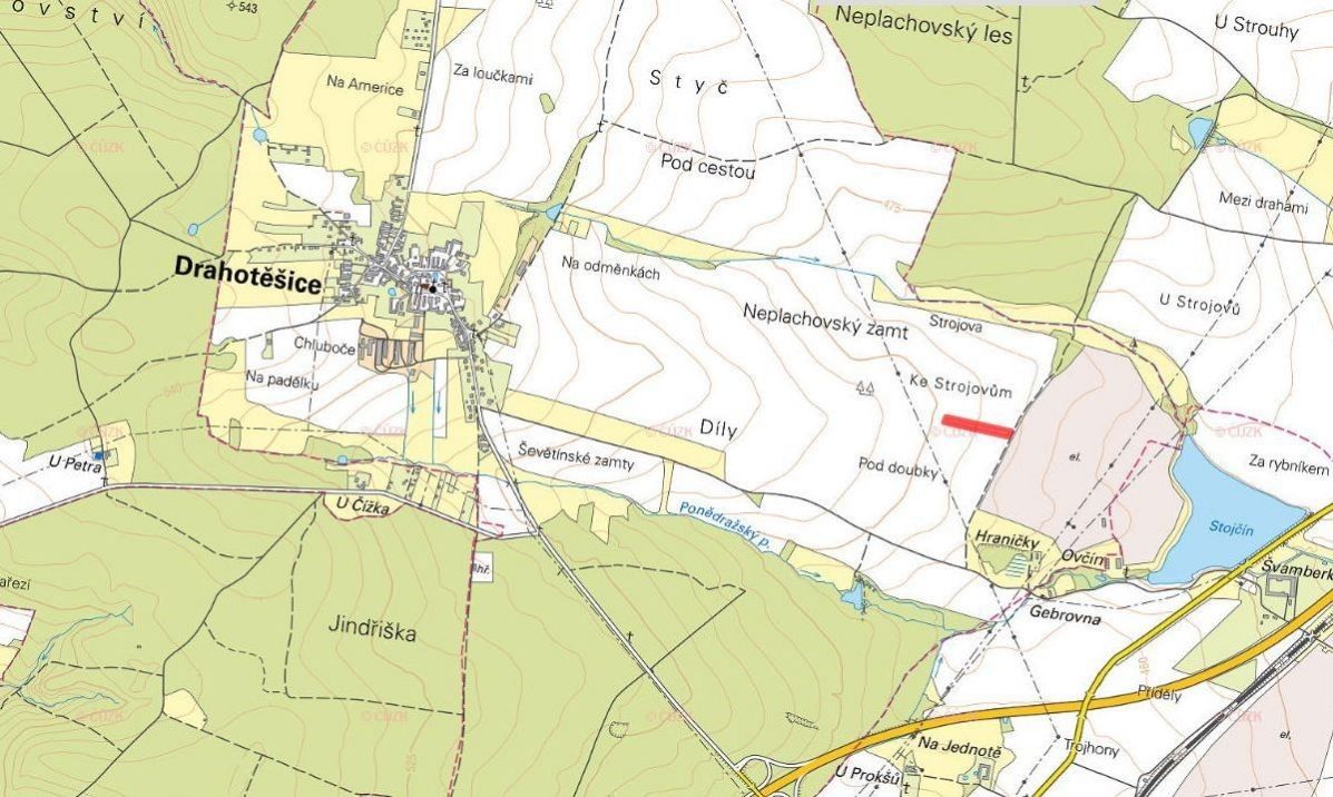 Prodej pozemek - Hluboká nad Vltavou, 373 41