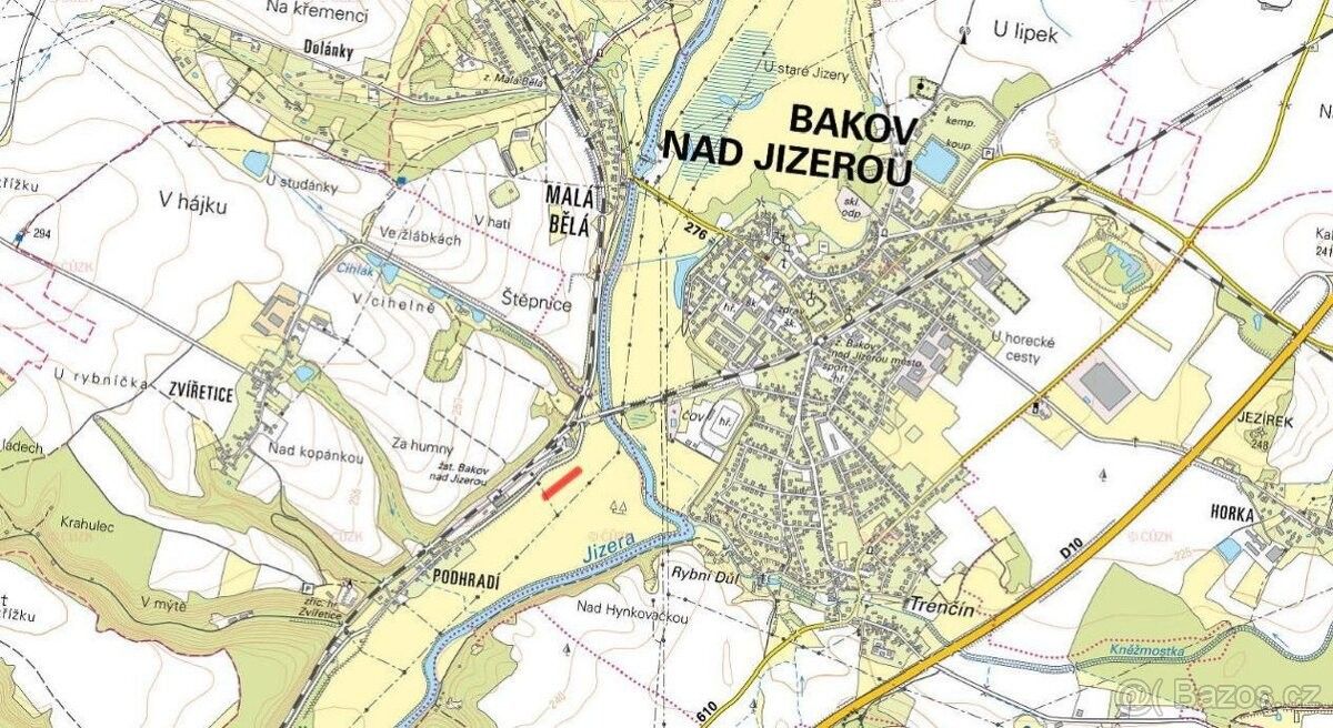 Prodej zemědělský pozemek - Bakov nad Jizerou, 294 01