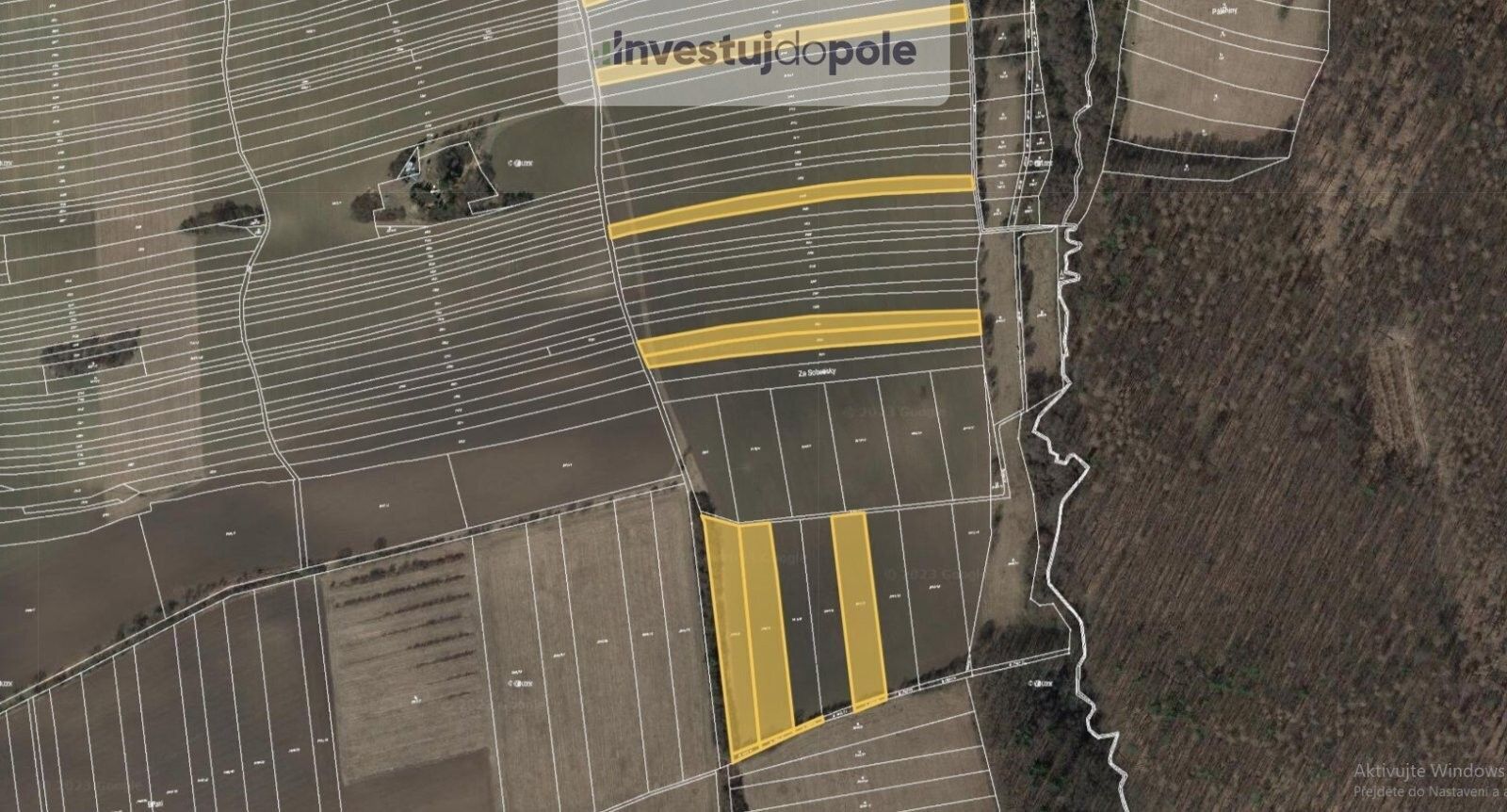 Prodej zemědělský pozemek - Roštín, 66 728 m²