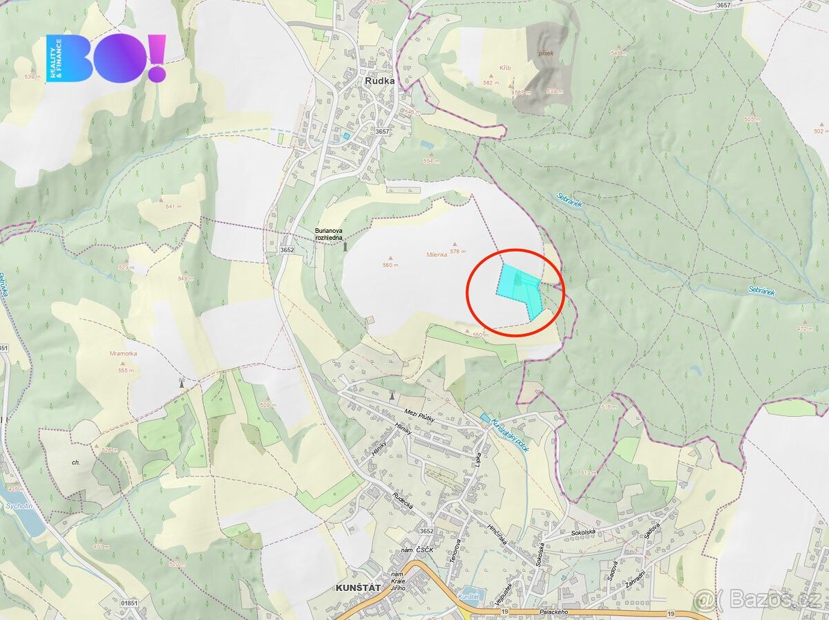 Prodej zemědělský pozemek - Kunštát na Moravě, 679 72, 16 985 m²