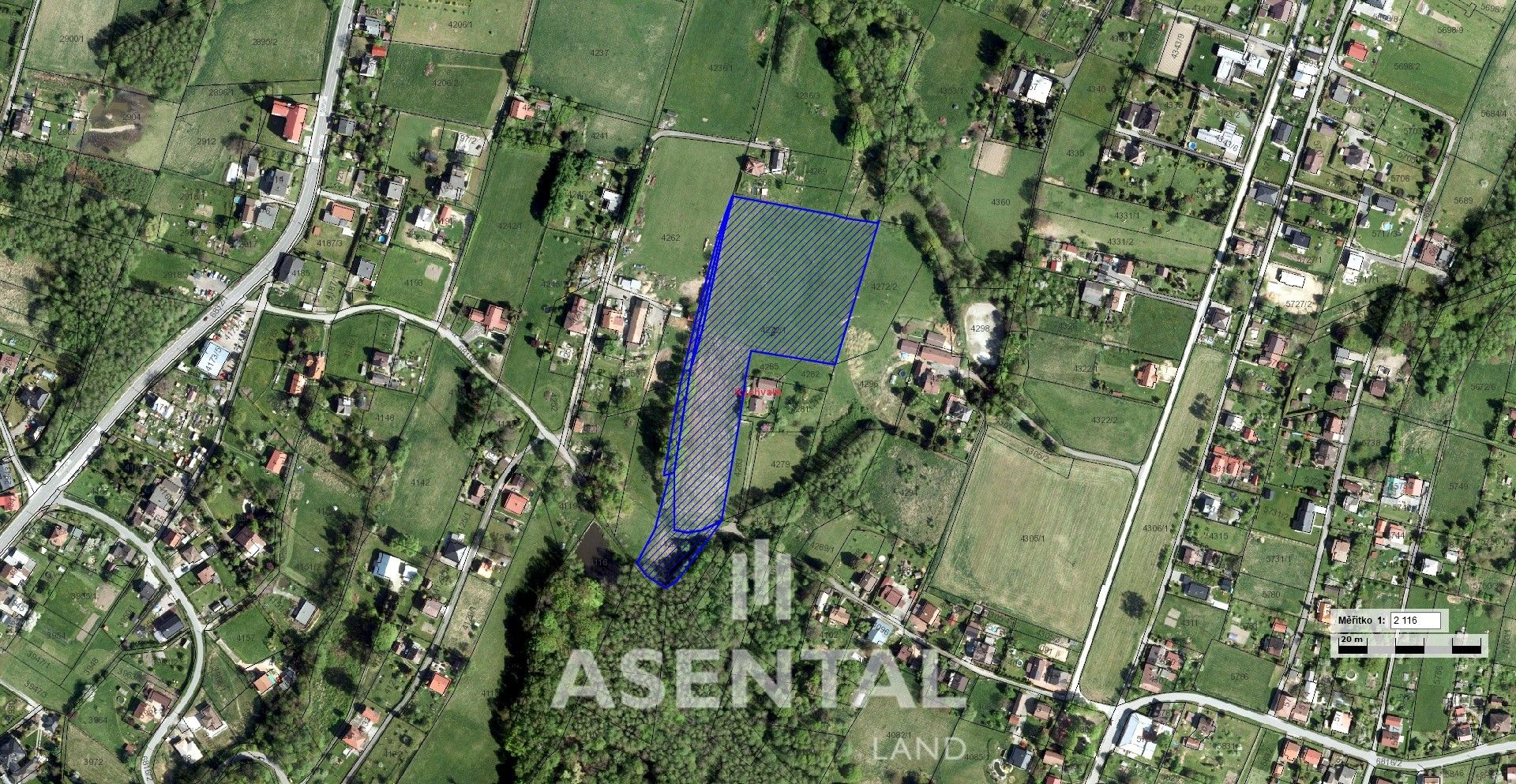 Zemědělské pozemky, Rychvald, 18 340 m²
