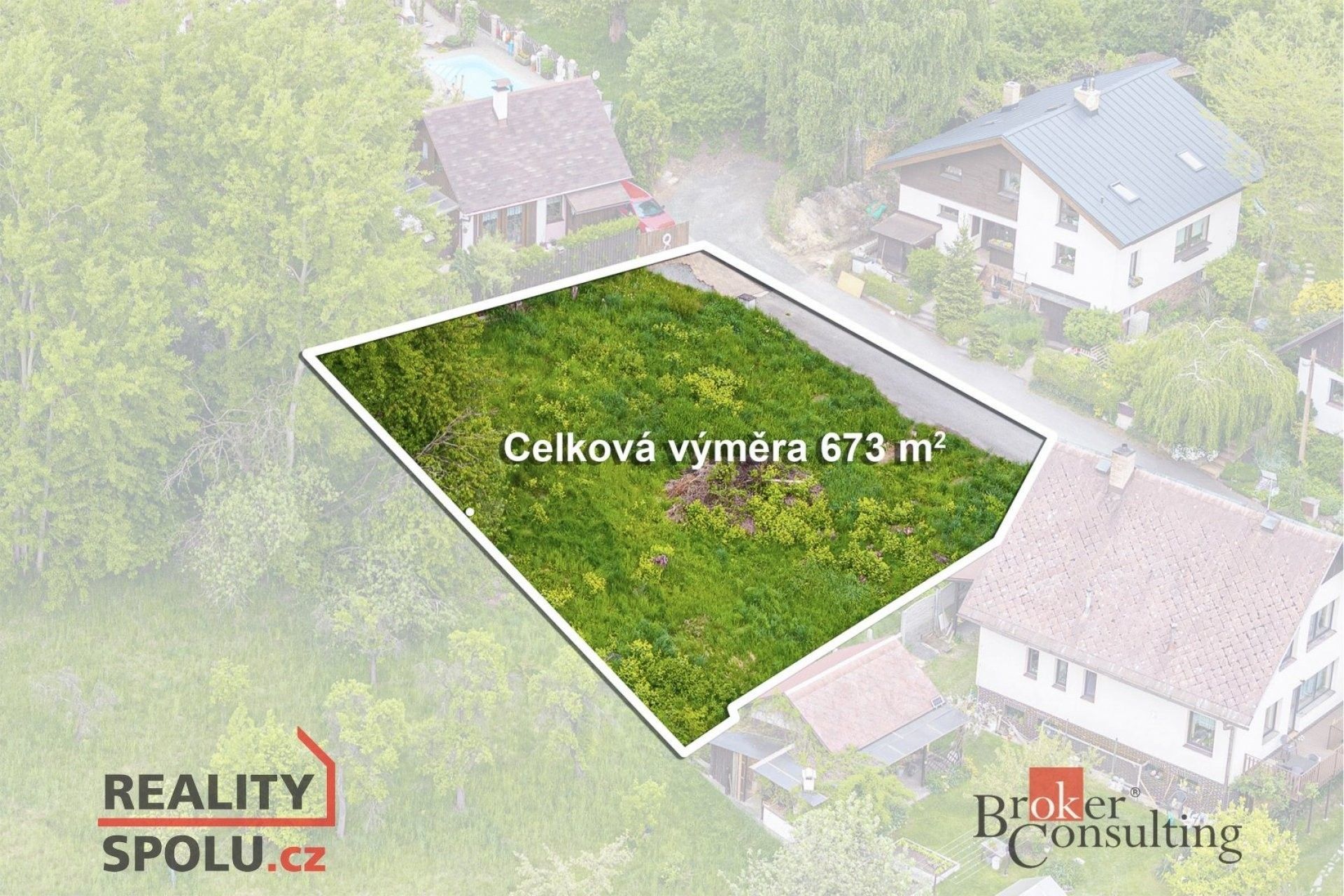 Prodej pozemek pro bydlení - Rohliny, Mírová pod Kozákovem, 673 m²