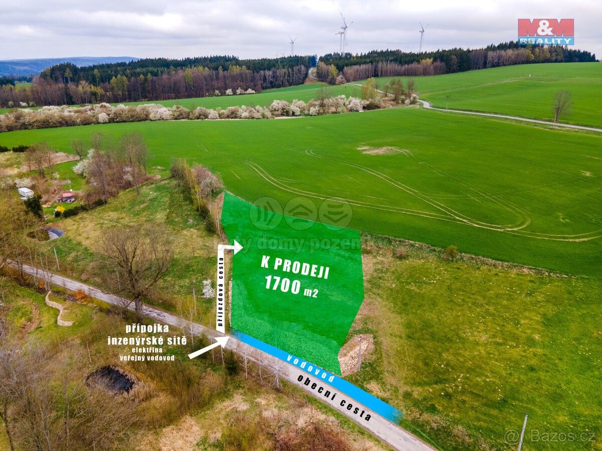Pozemky pro bydlení, Lanškroun, 563 01, 1 700 m²