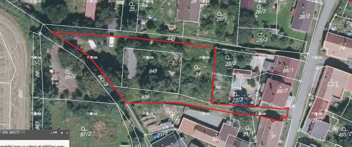Pozemky pro bydlení, Uničov, 783 91, 757 m²