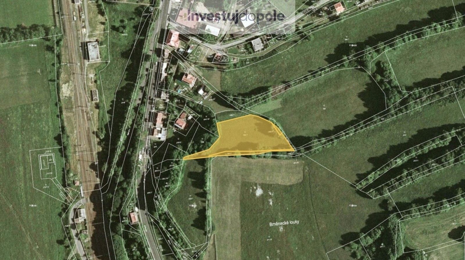 Louky, Březová nad Svitavou, 3 811 m²