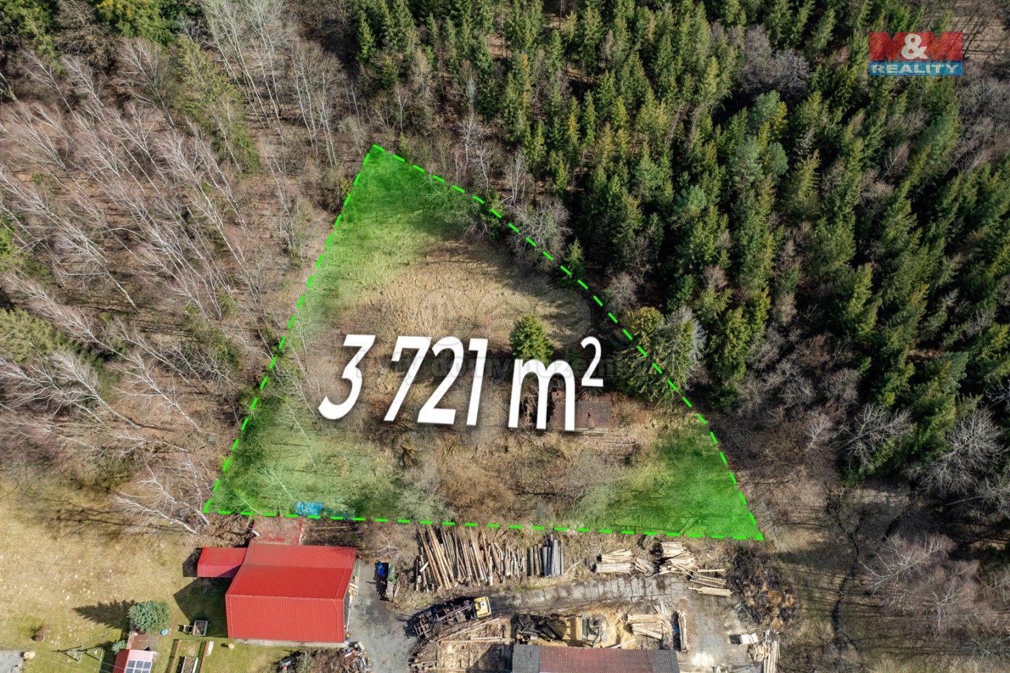 Pozemky pro bydlení, Zubří, 3 721 m²