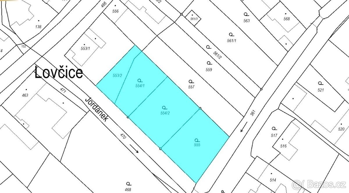 Pozemky pro bydlení, Lovčice u Kyjova, 696 39, 693 m²