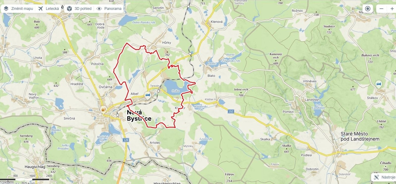 Pozemky pro bydlení, Albeř, Nová Bystřice, 1 074 m²