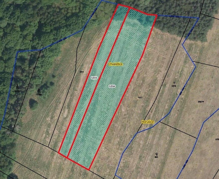 Zemědělské pozemky, Horušice, 6 701 m²