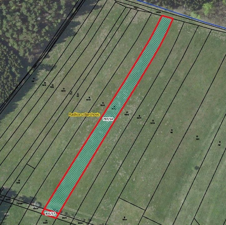 Zemědělské pozemky, Radlice, Barchovice, 5 457 m²