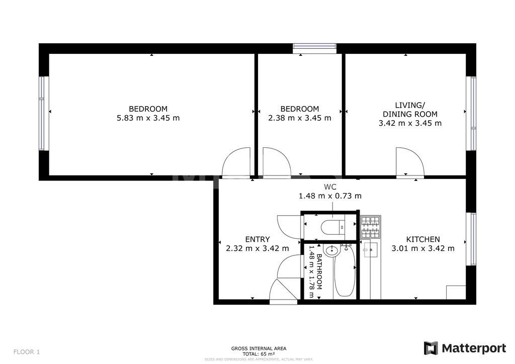 Prodej byt 3+1 - Milovice nad Labem, 289 23, 65 m²