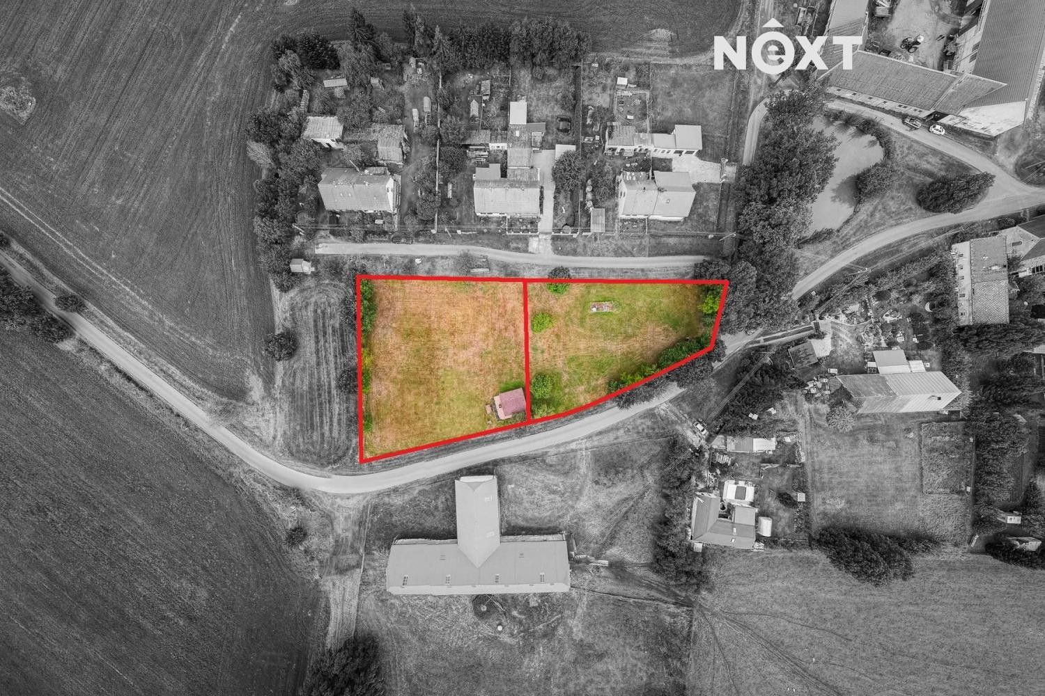 Prodej pozemek pro bydlení - Nový Dvůr, Bor, 1 749 m²