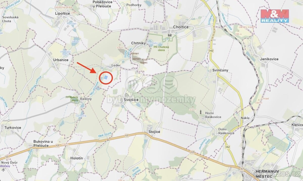 Prodej zemědělský pozemek - Přelouč, 535 01, 4 175 m²