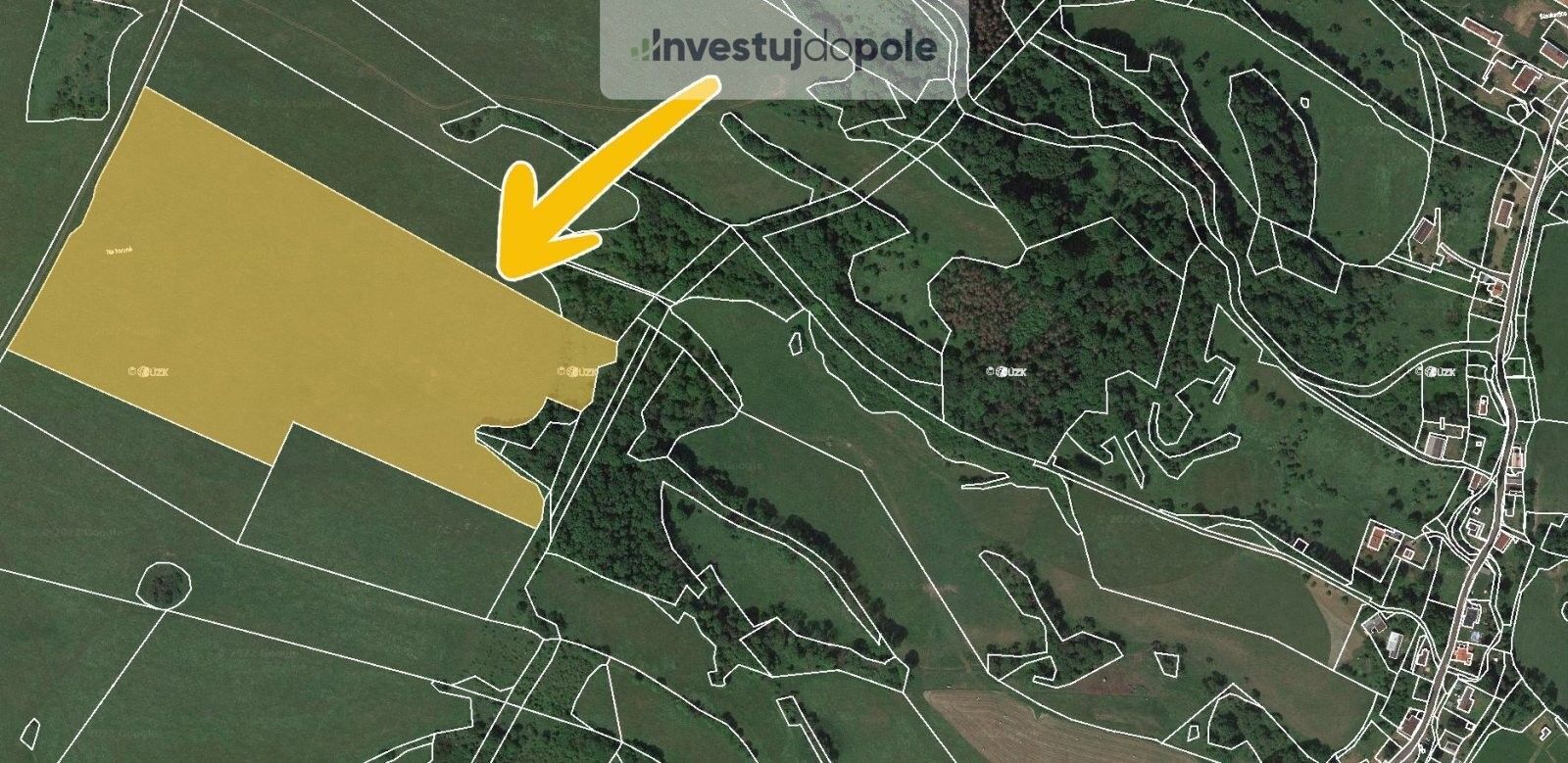 Prodej louka - Blankartice, Heřmanov, 105 717 m²