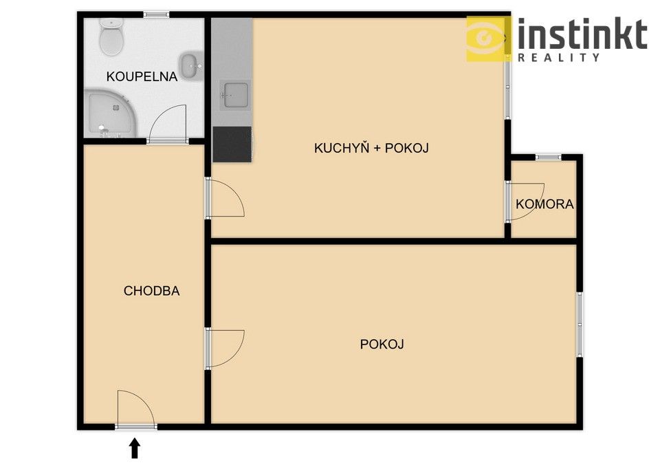Pronájem byt 2+kk - Borská, Dalovice, 45 m²
