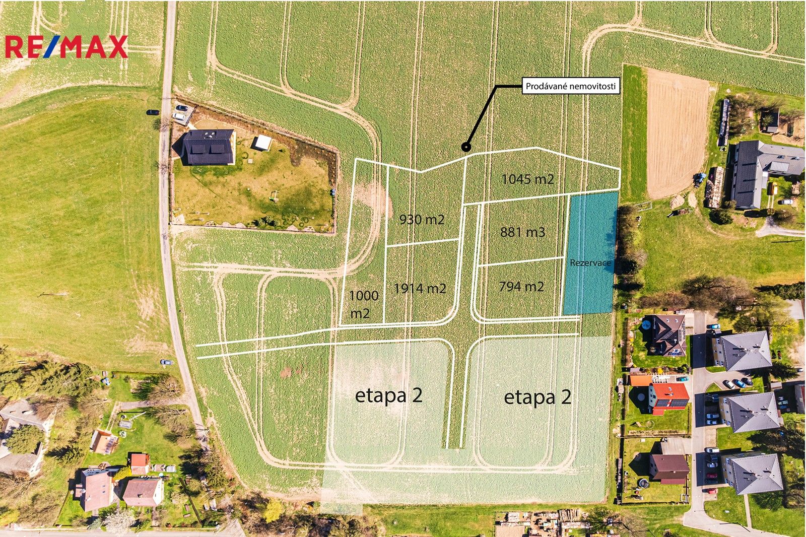 Pozemky pro bydlení, Borová, 1 045 m²