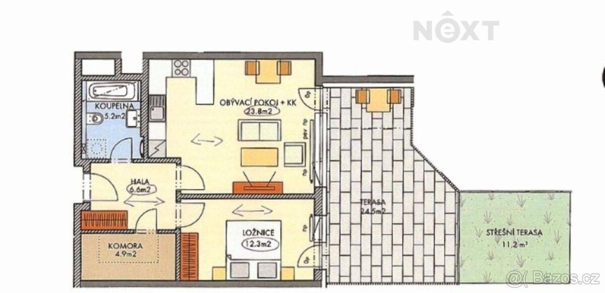 2+kk, Praha 10, 111 01, 91 m²