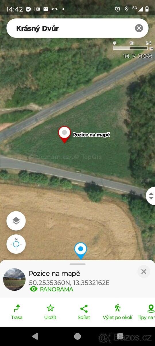 Zahrady, Krásný Dvůr, 439 72, 3 590 m²