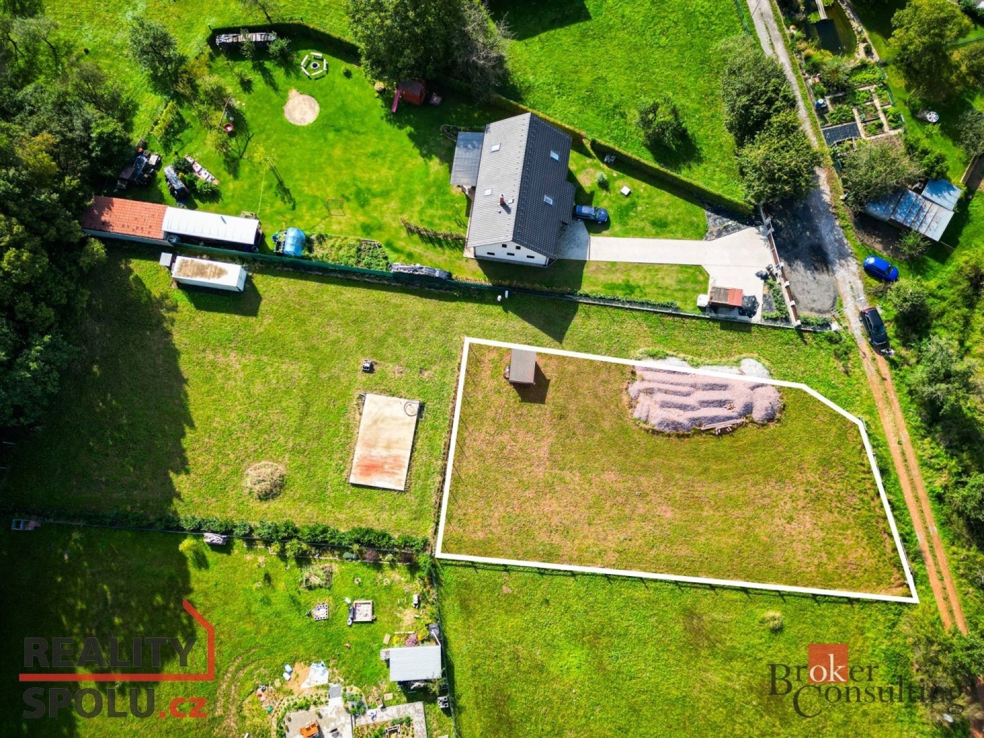 Pozemky pro bydlení, Prodašice, 1 239 m²