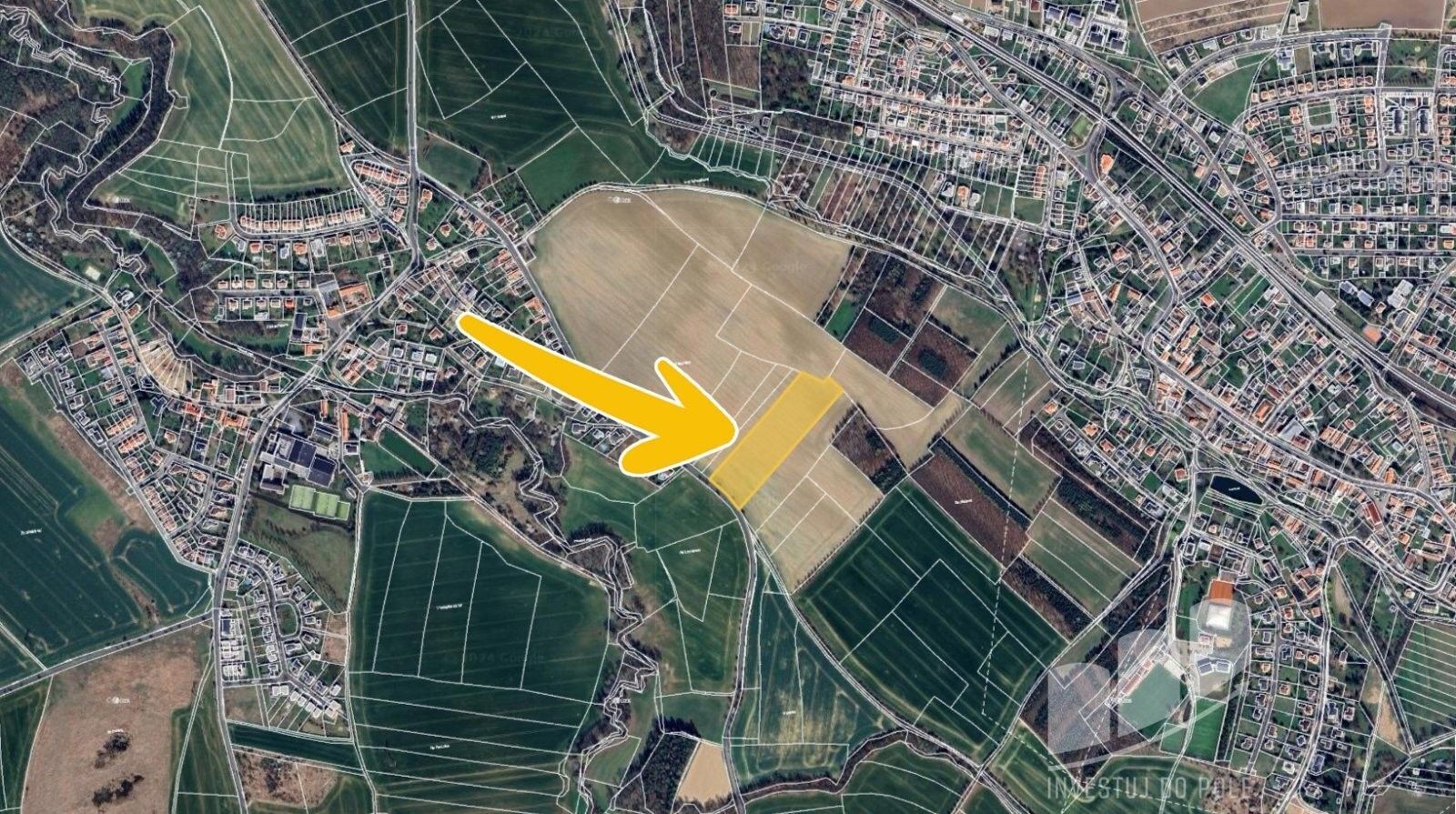 Prodej zemědělský pozemek - Praha-Benice, Praha, 2 594 m²