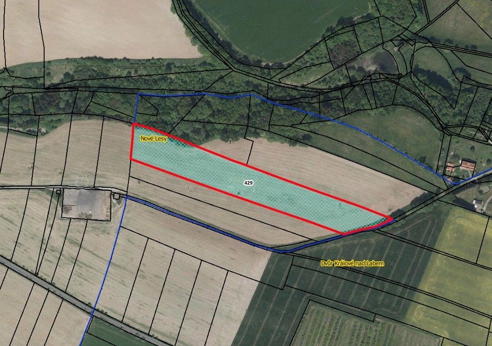 Zemědělské pozemky, Nové Lesy, Bílá Třemešná, 23 018 m²